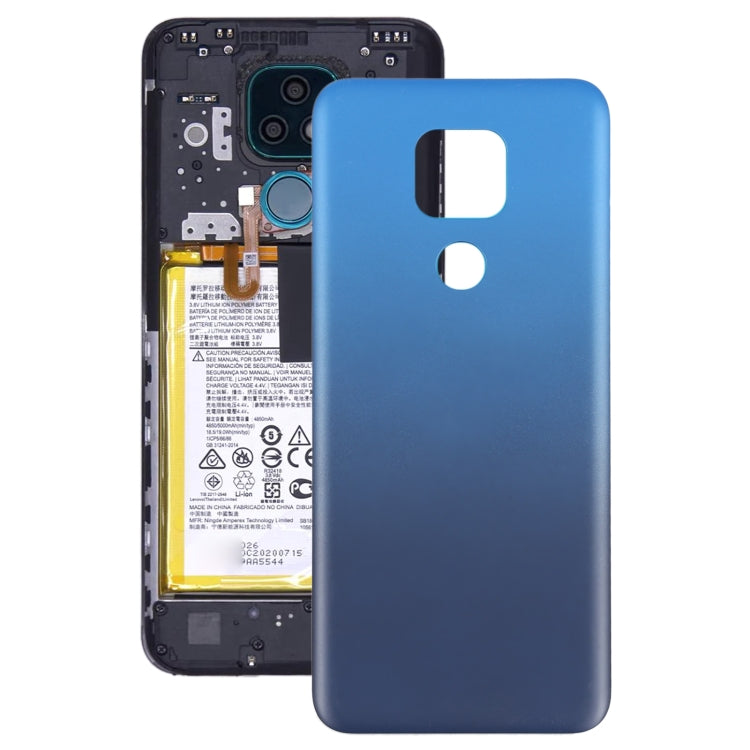 Battery Back Cover for Motorola Moto G Play (2021) (Blue) - Back Cover by buy2fix | Online Shopping UK | buy2fix