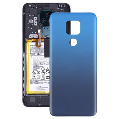 Battery Back Cover for Motorola Moto G Play (2021) (Blue) - Back Cover by buy2fix | Online Shopping UK | buy2fix