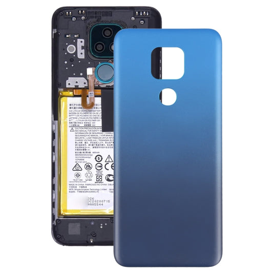 Battery Back Cover for Motorola Moto G Play (2021) (Blue) - Back Cover by buy2fix | Online Shopping UK | buy2fix