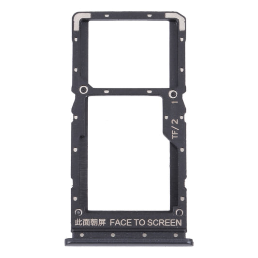 SIM Card Tray + SIM Card Tray / Micro SD Card Tray for Xiaomi Redmi Note 10 5G / Poco M3 Pro 5G / Redmi Note 10T 5G M2103K19G M2103K19C M2103K19PG M2103K19PI(Black) - Card Tray by buy2fix | Online Shopping UK | buy2fix