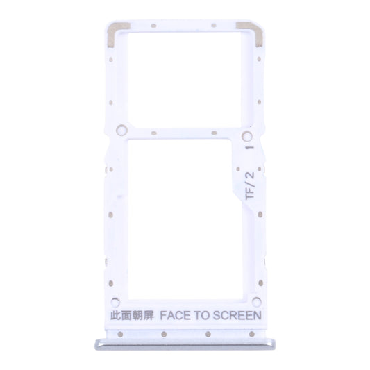 SIM Card Tray + SIM Card Tray / Micro SD Card Tray for Xiaomi Redmi Note 10 5G / Poco M3 Pro 5G / Redmi Note 10T 5G M2103K19G M2103K19C M2103K19PG M2103K19PI(Silver) - Card Tray by buy2fix | Online Shopping UK | buy2fix
