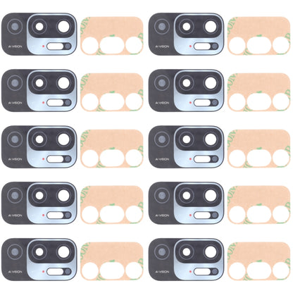 10 PCS Back Camera Lens for Xiaomi Redmi Note 10 5G - Camera by buy2fix | Online Shopping UK | buy2fix