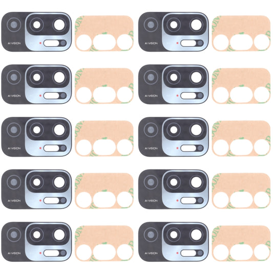 10 PCS Back Camera Lens for Xiaomi Redmi Note 10 5G - Camera by buy2fix | Online Shopping UK | buy2fix
