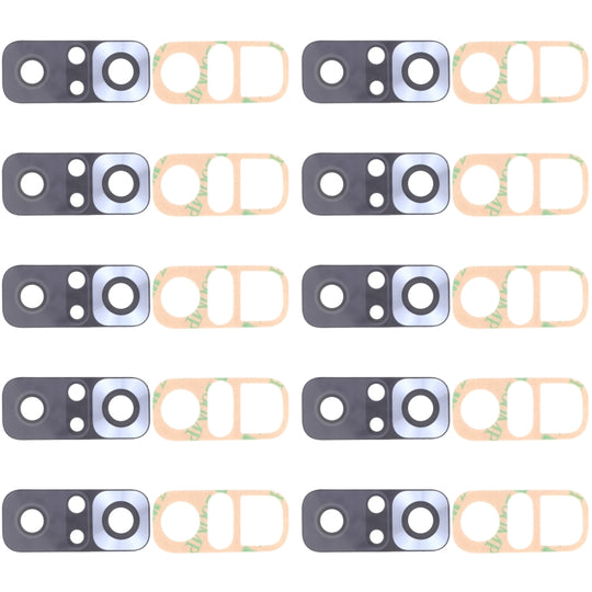 10 PCS Back Camera Lens for Xiaomi Redmi Note 10 Pro (India) / Redmi Note 10 Pro Max / Redmi Note 10 Pro M2101K6G M2101K6R M2101K6P M2101K6I