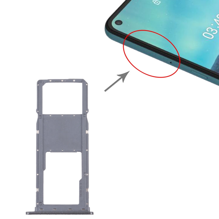 SIM Card Tray + Micro SD Card Tray for Nokia 3.4 TA-1288 TA-1285 TA-1283(Black) by buy2fix