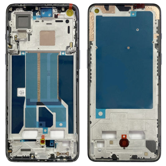 For OnePlus Nord 2 5G DN2101 DN2103 Middle Frame Bezel Plate (Blue) - Frame Bezel Plate by buy2fix | Online Shopping UK | buy2fix