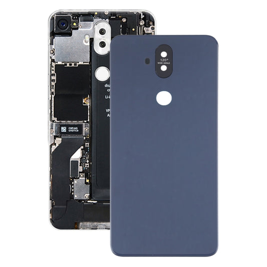 Grass Material Battery Back Cover With Camera Lens for Asus Zenfone 5 Lite ZC600KL(Blue) - Back Cover by buy2fix | Online Shopping UK | buy2fix