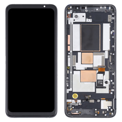 Original OLED LCD Screen for Asus ROG Phone 5 ZS673KS Digitizer Full Assembly with Frame（Black) - LCD Screen by buy2fix | Online Shopping UK | buy2fix