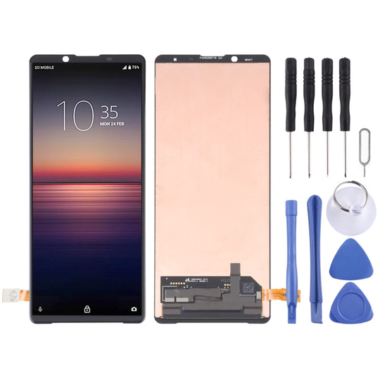 Original LCD Bildschirm und Digitizer Komplettmontage für Sony Xperia 1 II