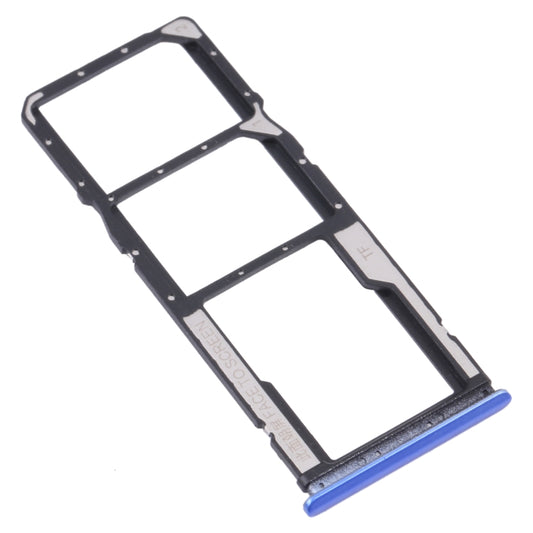 SIM Card Tray + SIM Card Tray + Micro SD Card Tray for Xiaomi Redmi 9T 4G / Redmi Note 9 4G J19S M2010J19SC M2010J19SG M2010J19SY (Blue) - Card Tray by buy2fix | Online Shopping UK | buy2fix