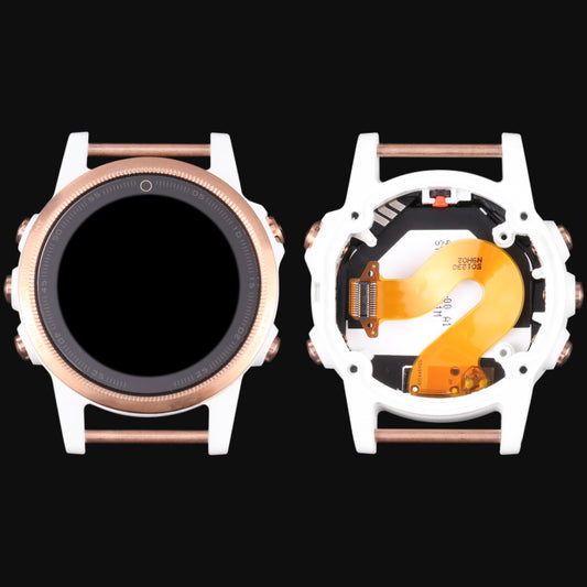 LCD Screen and Digitizer Full Assembly With Frame for Garmin Fenix 5S (Sapphire Version)(White) - For Garmin by buy2fix | Online Shopping UK | buy2fix