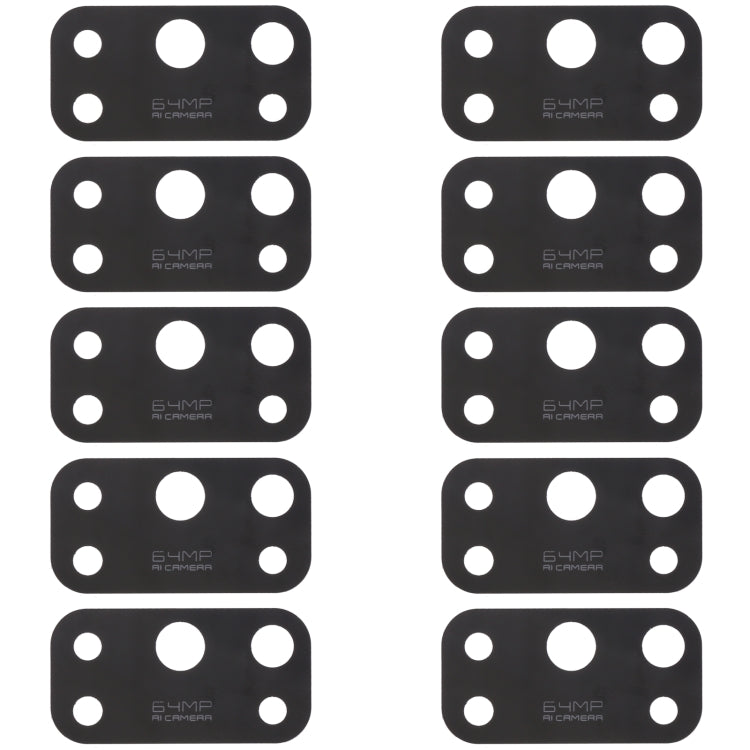 For OPPO Realme 7 Pro RMX2170 10pcs Back Camera Lens - Camera Series by buy2fix | Online Shopping UK | buy2fix