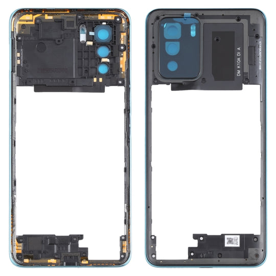 Mittlere Rahmenblende für Xiaomi Redmi Note 10 Pro 5G (Blau)