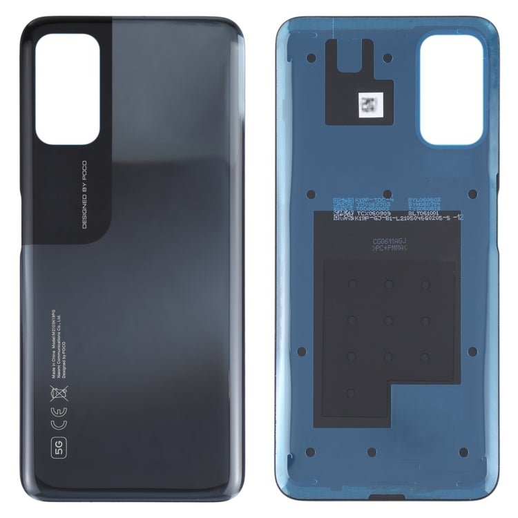 Original Battery Back Cover for Xiaomi Poco M3 Pro 5G M2103K19PG, M2103K19PI(Black) - Back Cover by buy2fix | Online Shopping UK | buy2fix