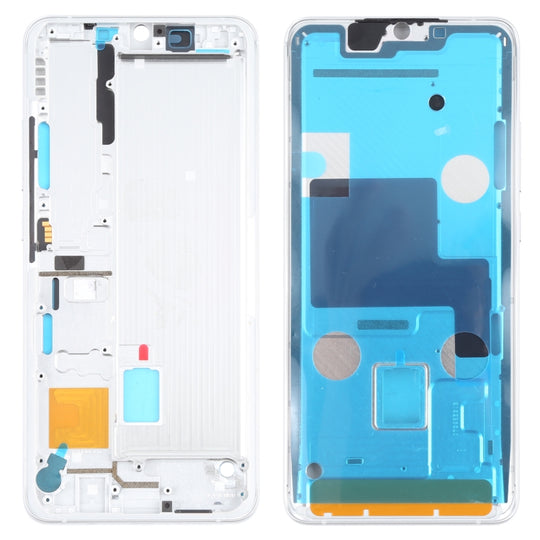 Frontgehäuse LCD-Rahmen Blende für Xiaomi Mi Note 10 Lite M2002F4LG, M1910F4G (Weiß)