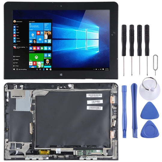 LCD-Bildschirm und Digitizer-Vollmontage mit Rahmen für Lenovo Thinkpad 10 1st Gen B101UAN01.C (Schwarz)