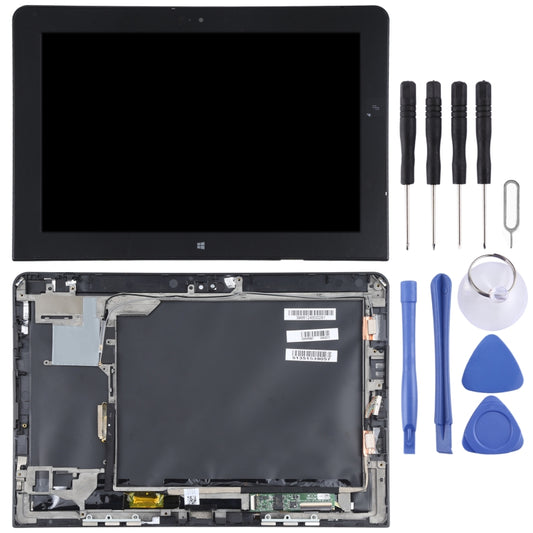 OEM LCD Screen for Lenovo Thinkpad 10 1st Gen B101UAN01.C Digitizer Full Assembly with Frame (Black) by buy2fix