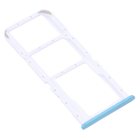 For OPPO Realme 7i RMX2103  SIM Card Tray + SIM Card Tray + Micro SD Card Tray (Blue) - Card Tray by buy2fix | Online Shopping UK | buy2fix
