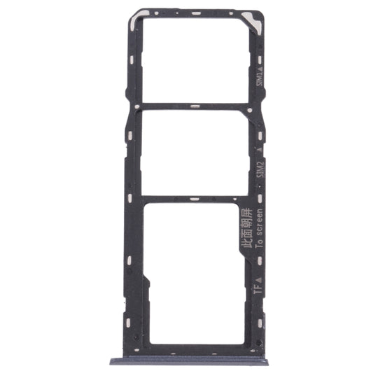 Plateau de carte SIM + plateau de carte SIM + plateau de carte Micro SD pour OPPO Realme C11 (2021) RMX3231 (gris)