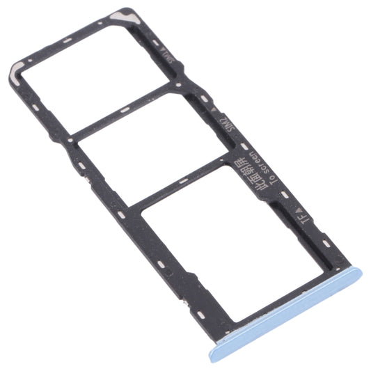 For OPPO Realme C11 (2021) RMX3231 SIM Card Tray + SIM Card Tray + Micro SD Card Tray (Blue) - Card Tray by buy2fix | Online Shopping UK | buy2fix