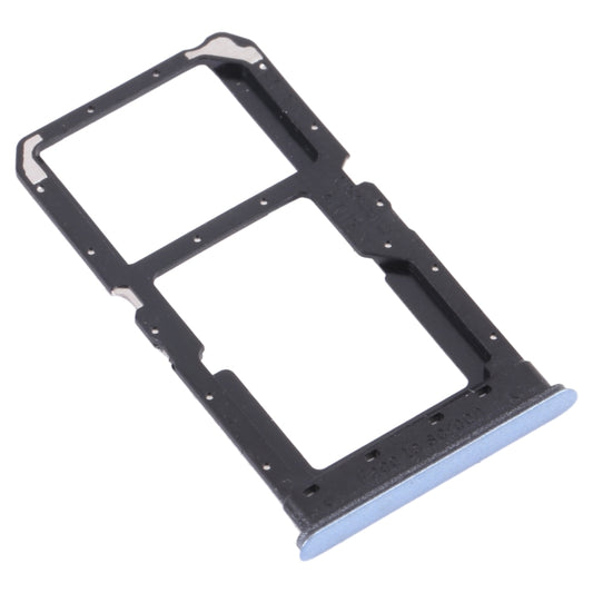For OPPO Realme V5 5G  SIM Card Tray + SIM Card Tray / Micro SD Card Tray (Silver) - Card Tray by buy2fix | Online Shopping UK | buy2fix