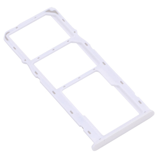 For OPPO Realme 6i (India) RMX2002 SIM Card Tray + SIM Card Tray + Micro SD Card Tray (White) - Card Tray by buy2fix | Online Shopping UK | buy2fix