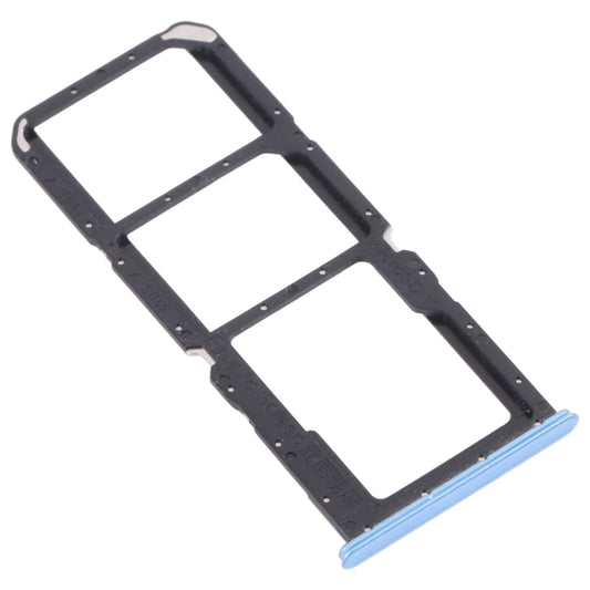 For OPPO Realme V13 5G SIM Card Tray + SIM Card Tray + Micro SD Card Tray (Silver) - Card Tray by buy2fix | Online Shopping UK | buy2fix