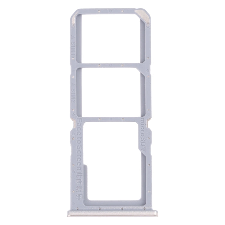 For OPPO A54 CPH2239 / A55 4G SIM Card Tray + SIM Card Tray + Micro SD Card Tray(Gold) - Card Tray by buy2fix | Online Shopping UK | buy2fix