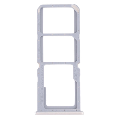 For OPPO A54 CPH2239 / A55 4G SIM Card Tray + SIM Card Tray + Micro SD Card Tray(Gold) - Card Tray by buy2fix | Online Shopping UK | buy2fix
