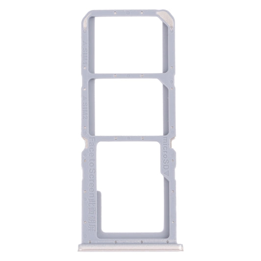 For OPPO A54 CPH2239 / A55 4G SIM Card Tray + SIM Card Tray + Micro SD Card Tray(Gold) - Card Tray by buy2fix | Online Shopping UK | buy2fix