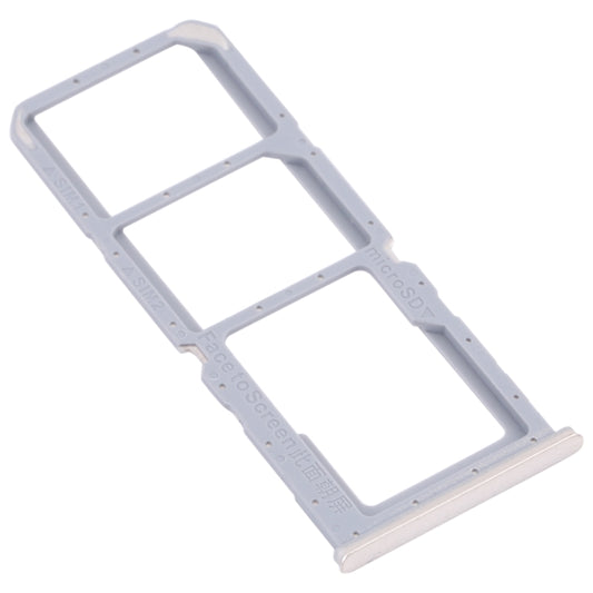 For OPPO A54 CPH2239 / A55 4G SIM Card Tray + SIM Card Tray + Micro SD Card Tray(Gold) - Card Tray by buy2fix | Online Shopping UK | buy2fix