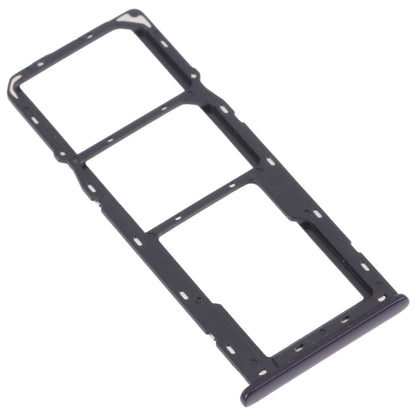 For OPPO A12 CPH2083, CPH2077  SIM Card Tray + SIM Card Tray + Micro SD Card Tray (Black) - Card Tray by buy2fix | Online Shopping UK | buy2fix
