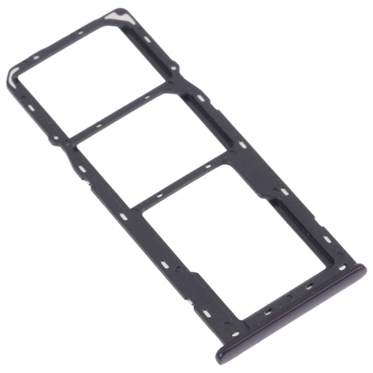 For OPPO A12 CPH2083, CPH2077  SIM Card Tray + SIM Card Tray + Micro SD Card Tray (Black) - Card Tray by buy2fix | Online Shopping UK | buy2fix