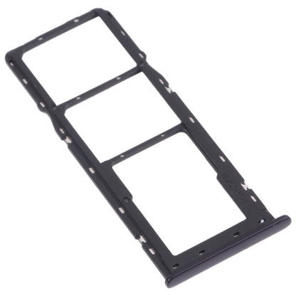 For OPPO A12 CPH2083, CPH2077  SIM Card Tray + SIM Card Tray + Micro SD Card Tray (Black) - Card Tray by buy2fix | Online Shopping UK | buy2fix