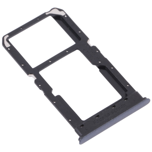For OPPO K7X / Realme V5 / Realme Q2 PERM00 SIM Card Tray + SIM Card Tray / Micro SD Card Tray (Black) - Card Tray by buy2fix | Online Shopping UK | buy2fix