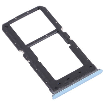 For OPPO K7X / Realme V5 / Realme Q2 PERM00 SIM Card Tray + SIM Card Tray / Micro SD Card Tray (Blue) - Card Tray by buy2fix | Online Shopping UK | buy2fix