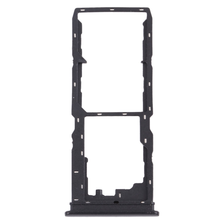 For vivo Y30 (China) / Y20s V2034A SIM Card Tray + SIM Card Tray + Micro SD Card Tray (Black) - Card Tray by buy2fix | Online Shopping UK | buy2fix