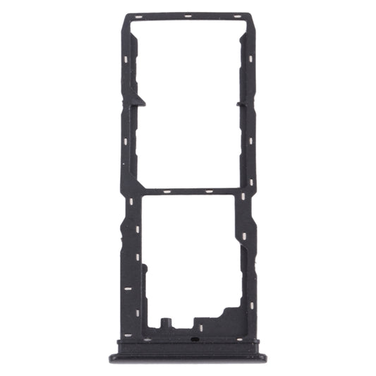 For vivo Y30 (China) / Y20s V2034A SIM Card Tray + SIM Card Tray + Micro SD Card Tray (Black) - Card Tray by buy2fix | Online Shopping UK | buy2fix