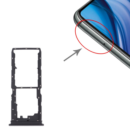 For vivo Y30 (China) / Y20s V2034A SIM Card Tray + SIM Card Tray + Micro SD Card Tray (Black) - Card Tray by buy2fix | Online Shopping UK | buy2fix