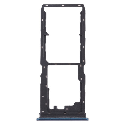 For vivo Y30 (China) / Y20s V2034A SIM Card Tray + SIM Card Tray + Micro SD Card Tray (Blue) - Card Tray by buy2fix | Online Shopping UK | buy2fix