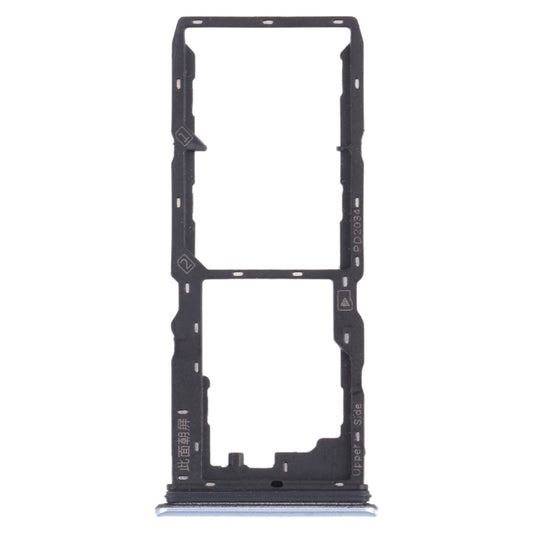 For vivo Y30 (China) / Y20s V2034A SIM Card Tray + SIM Card Tray + Micro SD Card Tray (White) - Card Tray by buy2fix | Online Shopping UK | buy2fix
