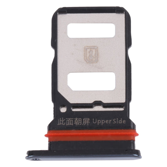For vivo S6 5G V1962A, V1962BA SIM Card Tray + SIM Card Tray (Black) - Card Tray by buy2fix | Online Shopping UK | buy2fix
