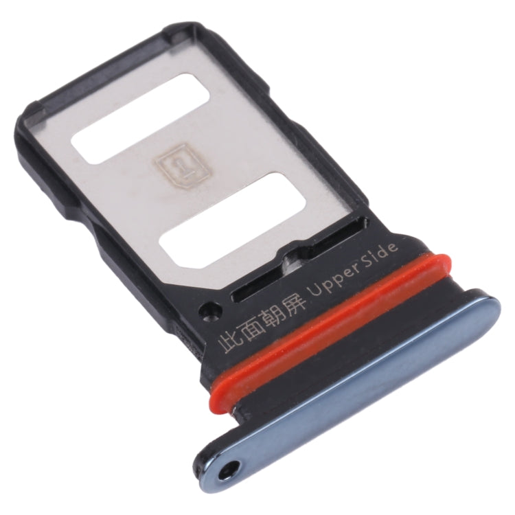 For vivo S6 5G V1962A, V1962BA SIM Card Tray + SIM Card Tray (Black) - Card Tray by buy2fix | Online Shopping UK | buy2fix