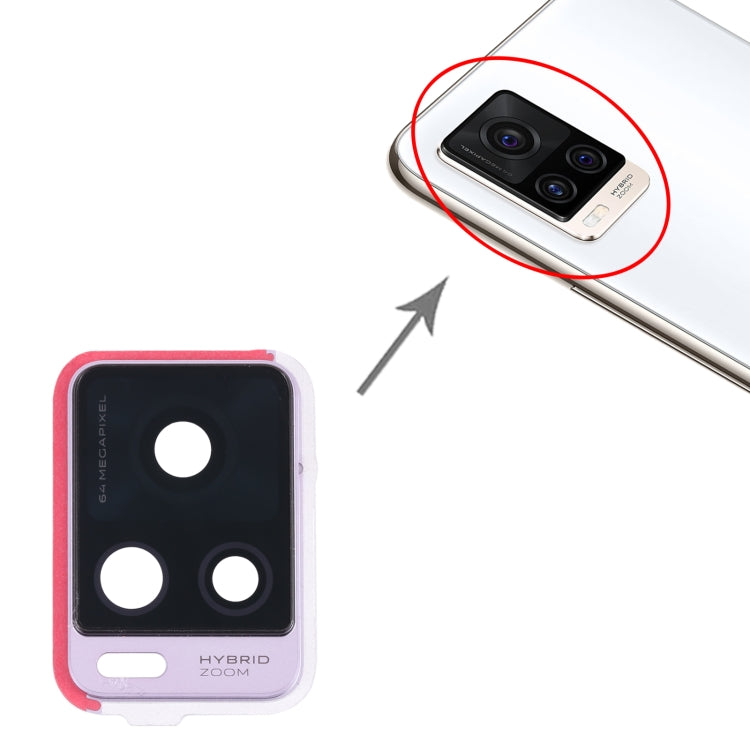 For vivo S7 V2020A Camera Lens Cover (Purple) - Camera Parts by buy2fix | Online Shopping UK | buy2fix
