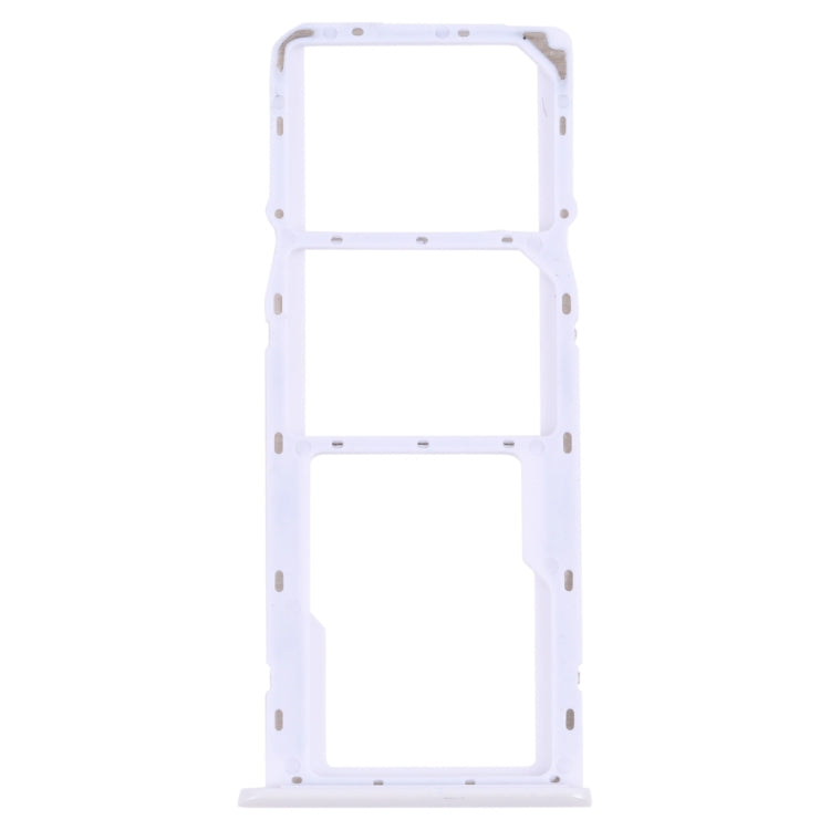 For OPPO Realme 6  SIM Card Tray + SIM Card Tray + Micro SD Card Tray (White) - Card Tray by buy2fix | Online Shopping UK | buy2fix
