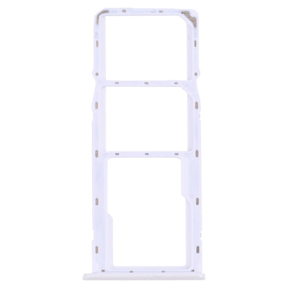 For OPPO Realme 6  SIM Card Tray + SIM Card Tray + Micro SD Card Tray (White) - Card Tray by buy2fix | Online Shopping UK | buy2fix