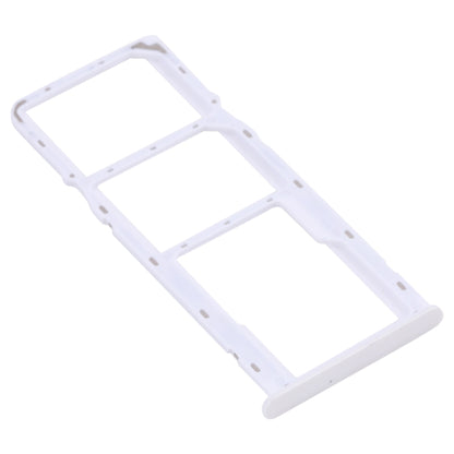 For OPPO Realme 6  SIM Card Tray + SIM Card Tray + Micro SD Card Tray (White) - Card Tray by buy2fix | Online Shopping UK | buy2fix