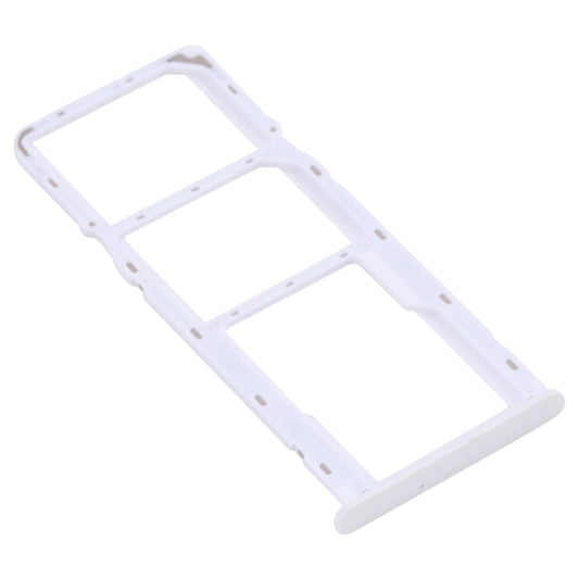 For OPPO Realme 6  SIM Card Tray + SIM Card Tray + Micro SD Card Tray (White) - Card Tray by buy2fix | Online Shopping UK | buy2fix