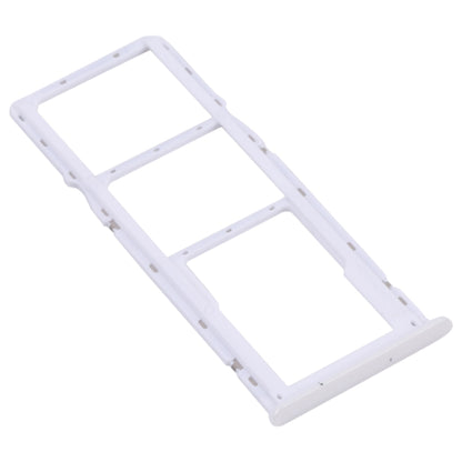 For OPPO Realme 6  SIM Card Tray + SIM Card Tray + Micro SD Card Tray (White) - Card Tray by buy2fix | Online Shopping UK | buy2fix