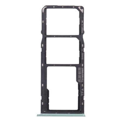 For OPPO Realme 7i (Global)  SIM Card Tray + SIM Card Tray + Micro SD Card Tray (Green) - Card Tray by buy2fix | Online Shopping UK | buy2fix